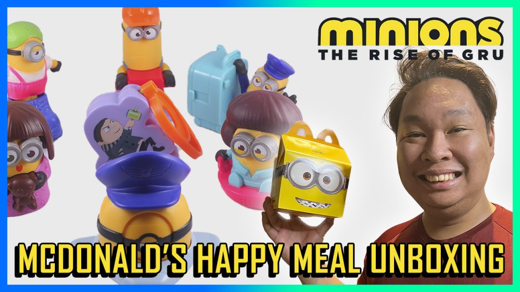Minions Rise of Gru – Happy Meal Unboxing McDonalds Toy – Fast